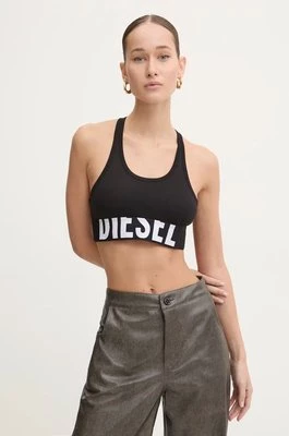 Diesel biustonosz sportowy UFSB-COTTON-RACE-BRALETTE kolor czarny A14591.0HMAU