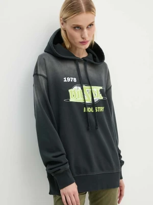 Diesel bluza bawełniana F-BUXT-HOOD-P2 czarny