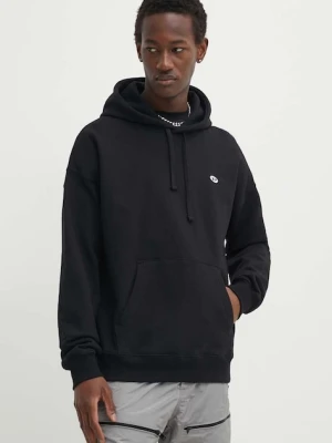 Diesel bluza bawełniana S-ROB-HOOD-DOVAL-PJ czarny