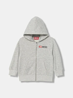 Diesel bluza z bawełną dziecięca SDROPSHOODZ OVER SWEAT-SHIRT