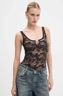 Diesel body UFBY-D-OVAL-LACE-BODYSUIT damskie kolor czarny A15370.0DRAK