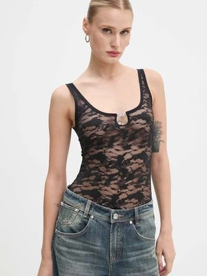 Diesel body UFBY-D-OVAL-LACE-BODYSUIT damskie kolor czarny A15370.0DRAK