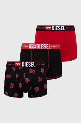 Diesel bokserki 3-pack męskie kolor czerwony