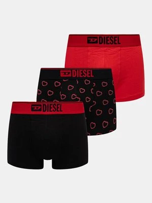 Diesel bokserki DAMIEN-GFT-3PACK BOXER-SHORTS 3-pack męskie kolor czerwony A17805.0KNCD