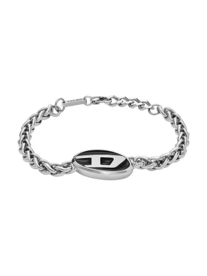 Diesel bransoletka srebrny