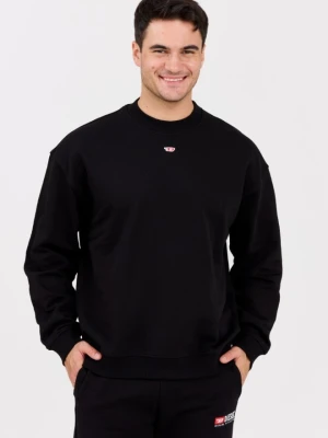 DIESEL Czarna męska bluza S-BOXT-D, Rozmiar M