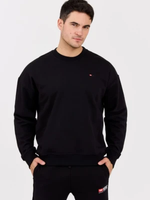 DIESEL Czarna męska bluza S-ROB-MICRODIV, Rozmiar XL