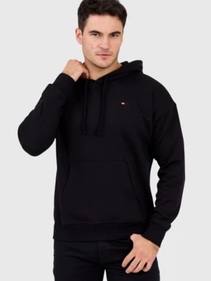 DIESEL Czarna męska bluza z kapturem S-ROB-HOOD-MICRODIV, Rozmiar XL