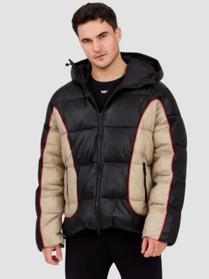 DIESEL Czarna męska kurtka W-OSTEND, Rozmiar 50