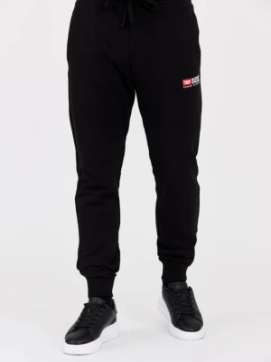 DIESEL Czarne męskie spodnie dresowe P-TARY-DIV, Rozmiar XXL