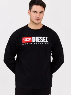 DIESEL Czarny longsleeve męski T-BOXT-LS-DIV, Rozmiar XXL