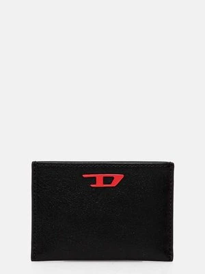 Diesel etui na karty skórzane RAVE CARD CASE kolor czarny X09904.P3738