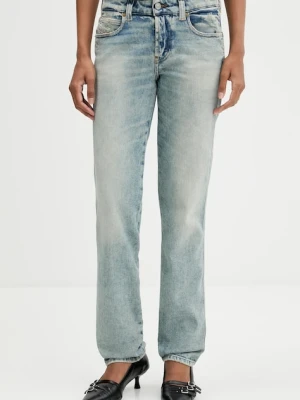 Diesel jeansy 1992 D-JIANN L.32 damskie kolor niebieski A17897.09M21