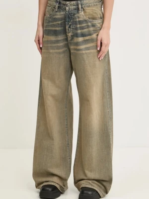 Diesel jeansy 1996 D-SIRE L.32 TROUSERS damskie kolor beżowy A06925.09L49