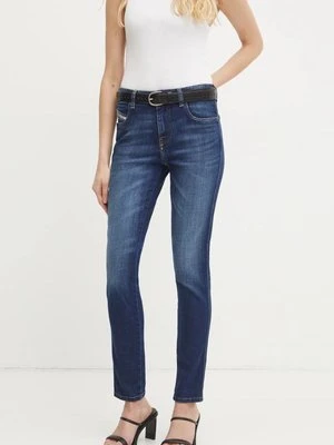 Diesel jeansy 2015 BABHILA L.32 TROUSERS damskie kolor granatowy A03603.09L03