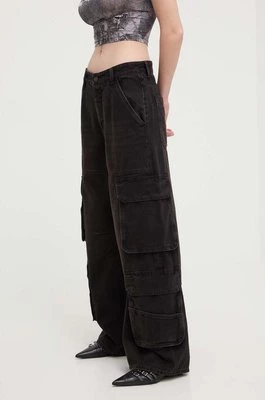 Diesel jeansy D-SIRE-CARGO-D damskie kolor czarny A13317.0KIAG