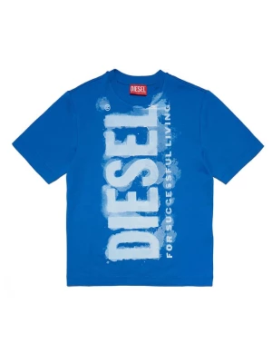 Diesel Kid Koszulka w kolorze niebieskim rozmiar: 128