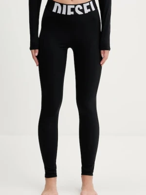 Diesel legginsy ADELINE-D-POP damskie kolor czarny gładkie A18279.0PLAR