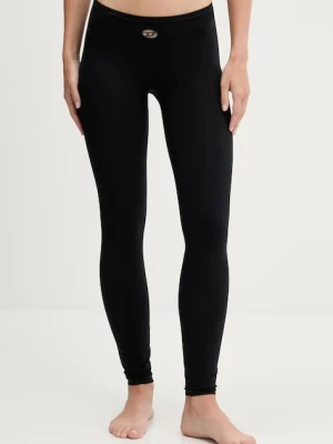 Diesel legginsy MINA-UTLT damskie kolor czarny gładkie A18318.0PJBA