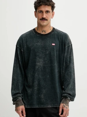 Diesel longsleeve T-BOXT-LS-T3 kolor szary melanżowy A18644.0AGBY