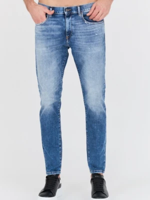 DIESEL Niebieskie męskie jeansy D-Struktslim, Rozmiar 34