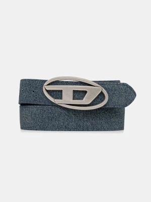 Diesel pasek OVAL D LOGO B-1DR W kolor niebieski X08727.PR413