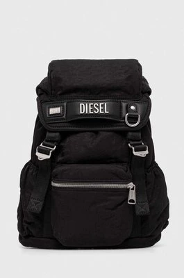 Diesel plecak damski kolor czarny mały gładki