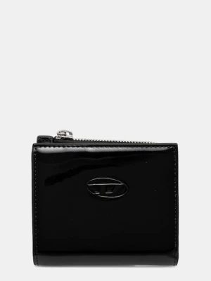 Diesel portfel PLAY PLAY BI FOLD ZIP L damski kolor czarny X10433.P6255