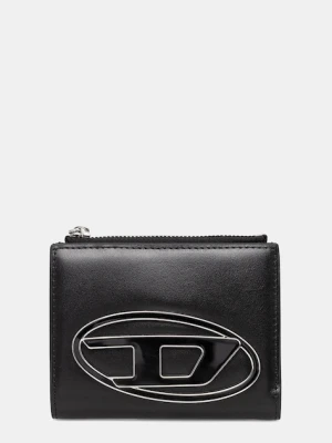 Diesel portfel skórzany 1DR 1DR BI-FOLD ZIP II damski kolor czarny X09888.PR818