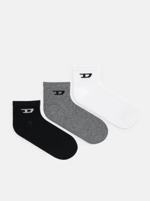 Diesel skarpetki SKM-D-ANKLE 3-pack męskie kolor czarny A17881.0LKBI