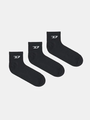 Diesel skarpetki SKM-D-ANKLE 3-pack męskie kolor czarny A17881.0LKBI