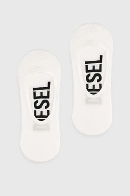 Diesel skarpetki SKM-HIDEPAT-TWOPACK SOCKS 2PACK 2-pack męskie kolor biały 00S0MG.0IQAS