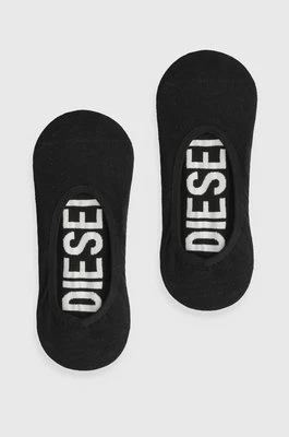 Diesel skarpetki SKM-HIDEPAT-TWOPACK SOCKS 2PACK 2-pack męskie kolor czarny 00S0MG.0IQAS