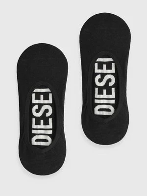 Diesel skarpetki SKM-HIDEPAT-TWOPACK SOCKS 2PACK 2-pack męskie kolor czarny 00S0MG.0IQAS