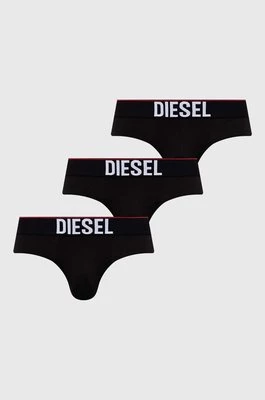 Diesel slipy 3-pack męskie kolor czarny