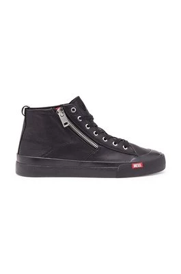 Diesel sneakersy skórzane S-Athos Zip kolor czarny Y03267-P1732-T8013
