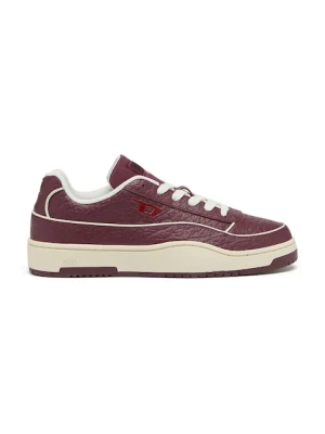 Diesel sneakersy skórzane S-Tracker-D Low W damskie kolor bordowy Y03513-P8417-T5086