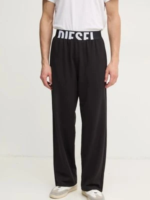 Diesel spodnie dresowe NOLAN-D-POP TROUSERS kolor czarny gładkie A17681.0DCBK