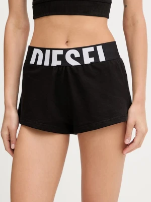 Diesel szorty ARIANNA-D-POP damskie kolor czarny gładkie high waist A17659.0IKBJ