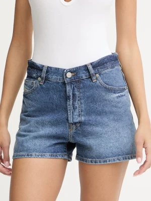 Diesel szorty damskie jeansowe DE-HELIOS niebieski