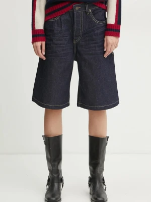 Diesel szorty jeansowe DE-SIRE-SHORT SHORTS granatowy