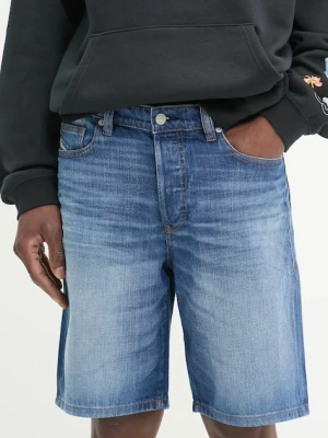 Diesel szorty jeansowe REGULAR-SHORT męskie kolor niebieski A06430.0DBEL