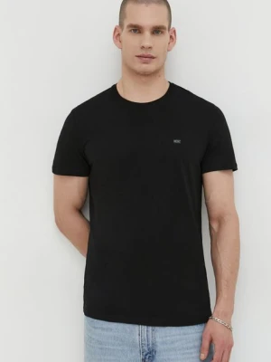 Diesel t-shirt bawełniany 3-pack męski kolor czarny gładki