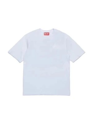 Diesel t-shirt bawełniany dziecięcy TBOGGYMEGOVALD OVER T-SHIRT