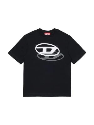 Diesel t-shirt bawełniany dziecięcy TVALE OVER T-SHIRT