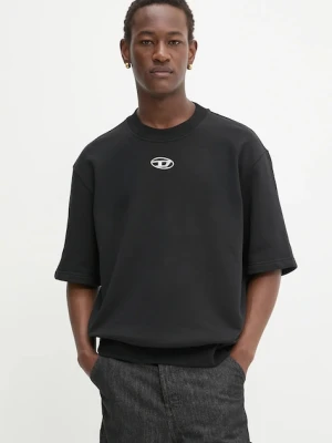 Diesel t-shirt bawełniany S-COOLING-L1 męski kolor czarny gładki A11580.0BMBJ