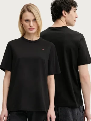 Diesel t-shirt bawełniany T-ADJUST-MICRODIV T-SHIRT kolor czarny z aplikacją A14931.0NIAX