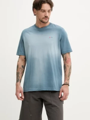 Diesel t-shirt bawełniany T-ADJUST-R15 T-SHIRT męski kolor szary wzorzysty A16621.0PKAL