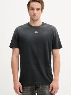 Diesel t-shirt bawełniany T-ADJUST-T1 czarny