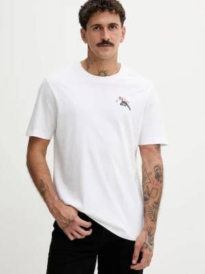 Diesel t-shirt bawełniany T-ADJUST-T3 męski kolor biały z nadrukiem A18668.0QIAM